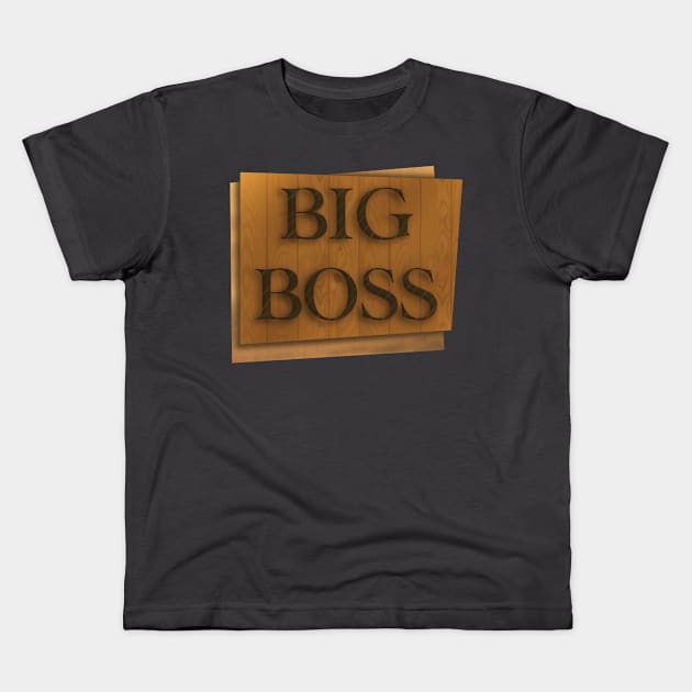 BIG BOSS Kids T-Shirt by Arteus 